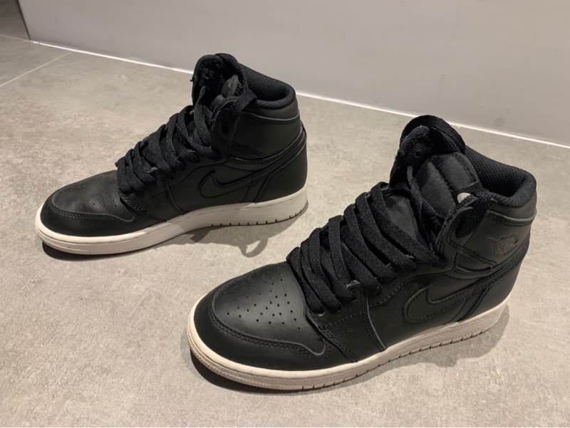JORDAN 喬丹 經典款 1代 高筒 全黑色-0