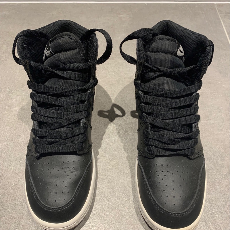 JORDAN 喬丹 經典款 1代 高筒 全黑色-1