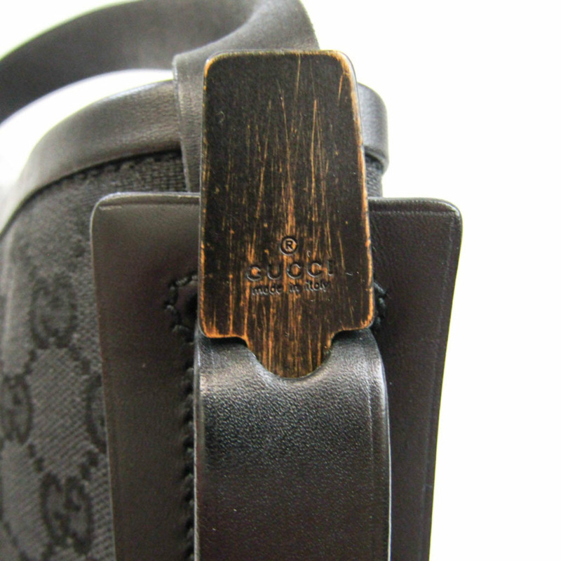 【日本直送】Gucci GG 帆布 106240 女士皮革，GG 帆佈單肩包黑色-9