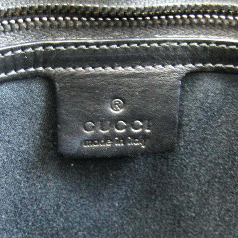 【日本直送】Gucci GG 帆布 106240 女士皮革，GG 帆佈單肩包黑色-10