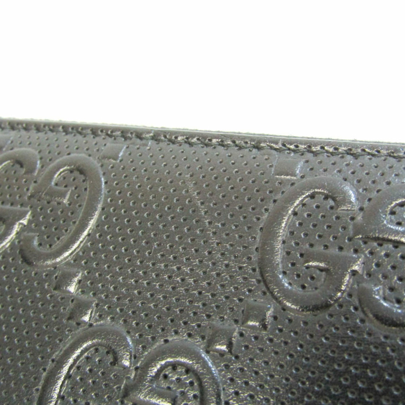 【日本直送】Gucci GG 壓紋 625558 女士、男士皮革長款錢包（雙折）黑色-4