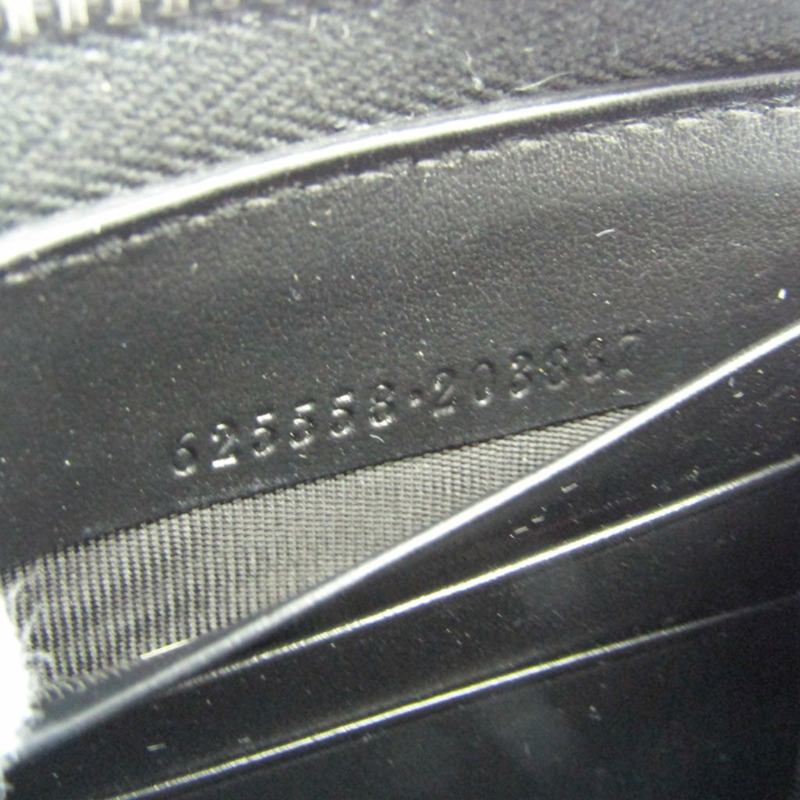 【日本直送】Gucci GG 壓紋 625558 女士、男士皮革長款錢包（雙折）黑色-10