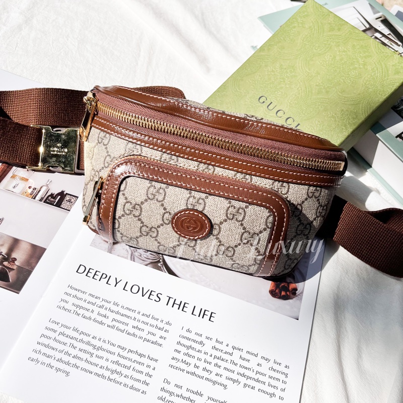 GUCCI RETRO 復古GG腰包-0