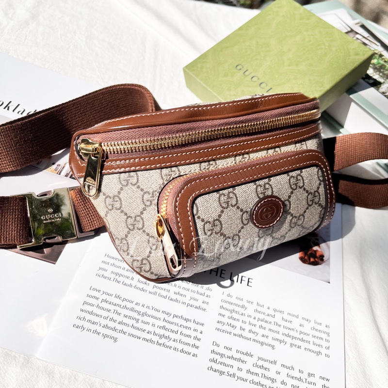 GUCCI RETRO 復古GG腰包-2