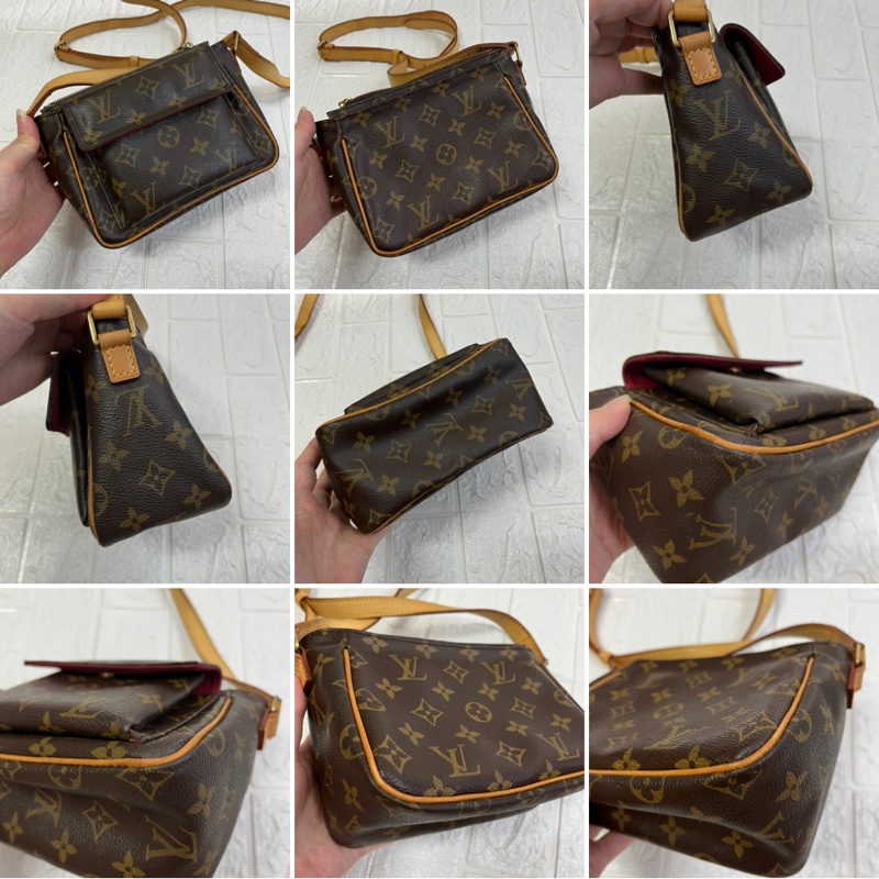 LV 經典花紋豆腐包-1