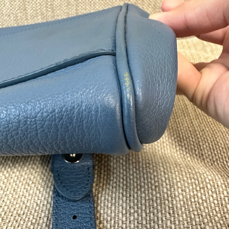 英國凱特王妃愛牌 甜甜價 Mulberry Alexa 鐵灰藍（Steel Blue)學院包/郵差包 可手提斜背側背-22