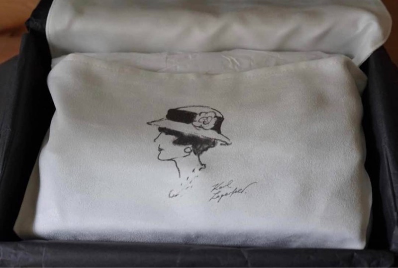 Chanel cf25黑色金扣防刮羊-6