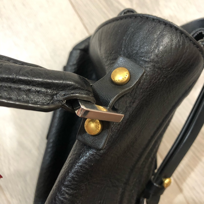 Marc Jacobs 黑色牛皮包-4