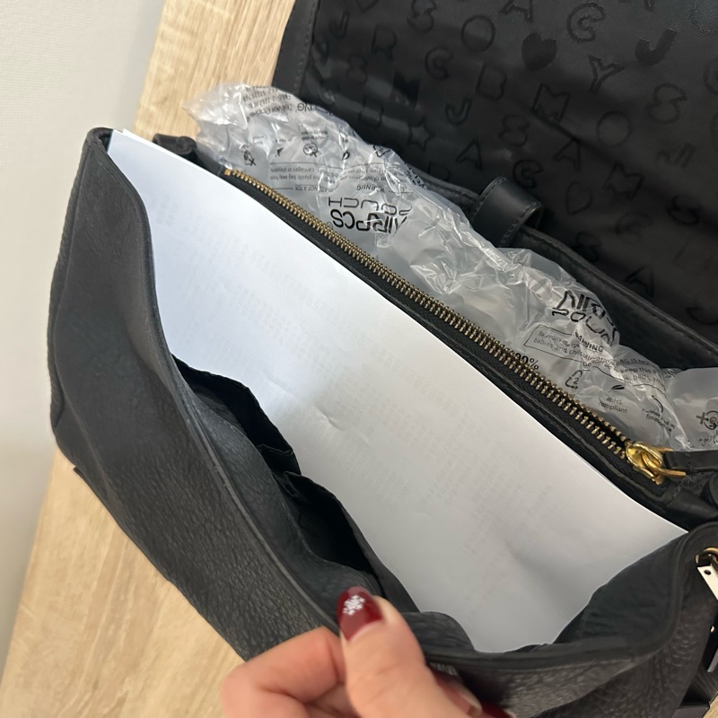 Marc Jacobs 黑色牛皮包-14