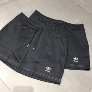 Adidas Originals Skate 短裙 迷你裙 深灰 素面 DU8173-0