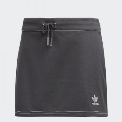 Adidas Originals Skate 短裙 迷你裙 深灰 素面 DU8173-4