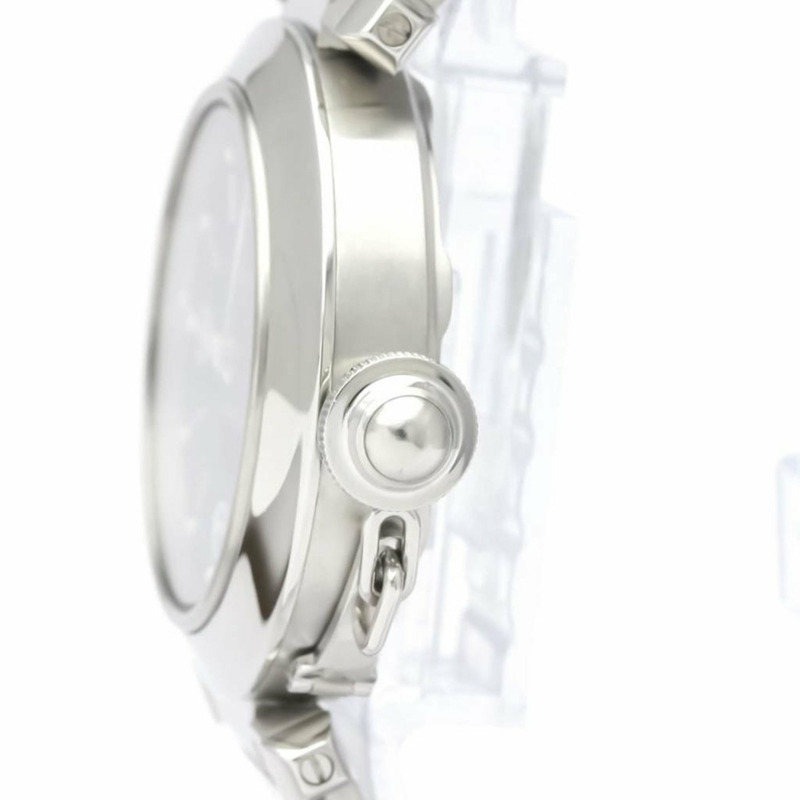 【日本直送】拋光卡地亞 Pasha C 大日期自動中性手錶 W31047M7 BF553740-3