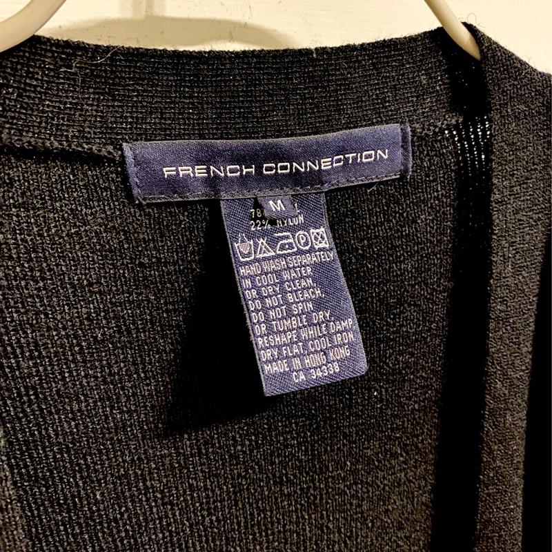 French Connection黑色長版針織外套-2