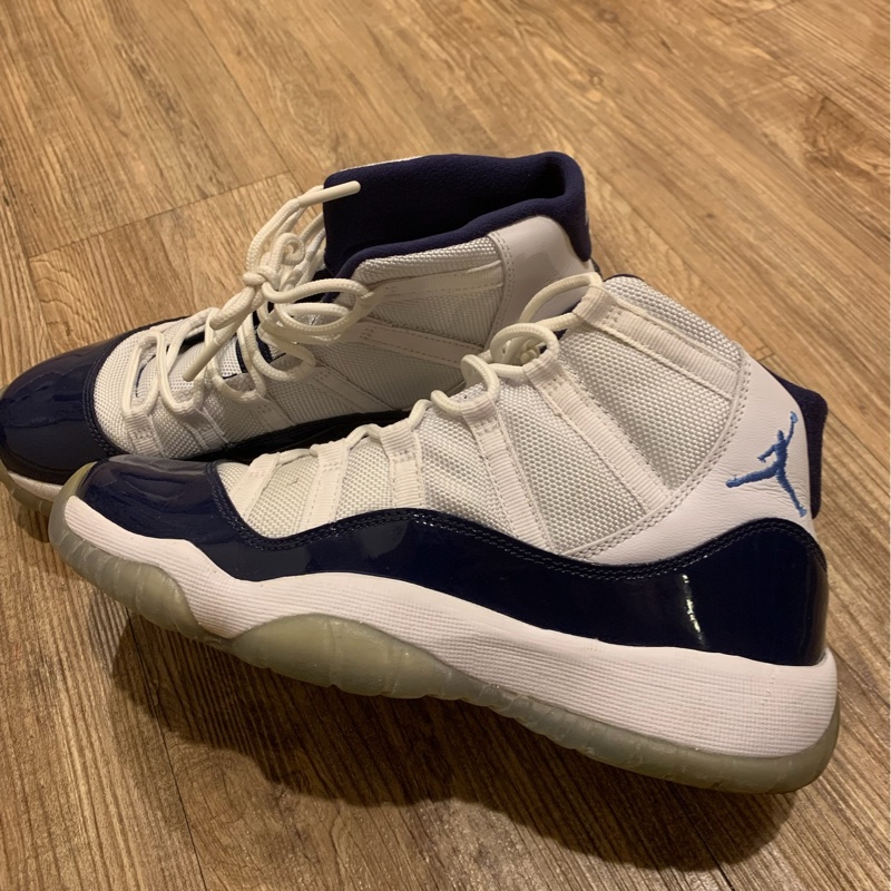 Jordan藍白色大魔王Nike Air JordanAJ11 飛人喬登高筒籃球鞋-1