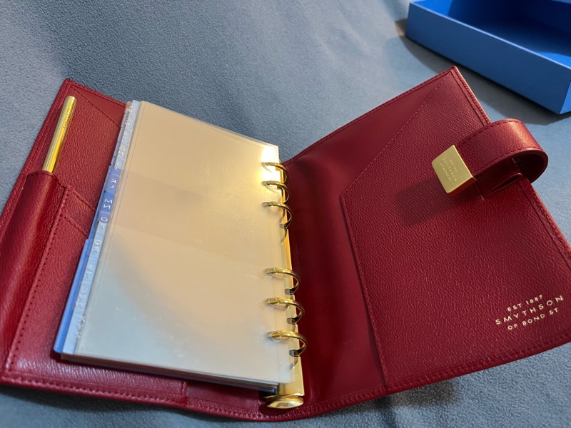 Synthson精品紅色筆記本-1