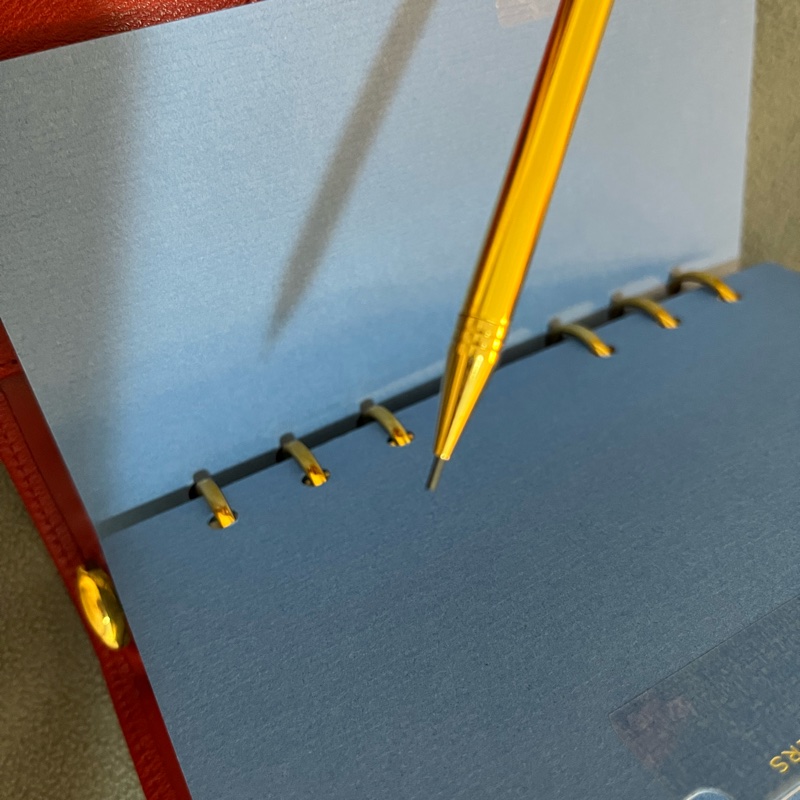 Synthson精品紅色筆記本-3