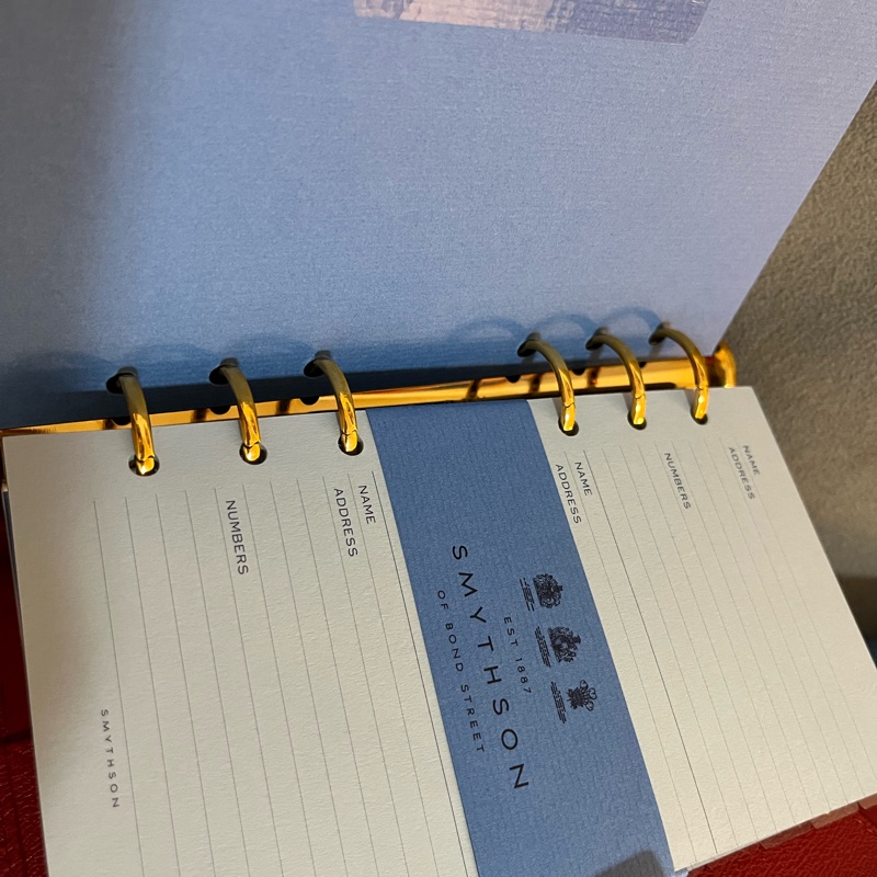 Synthson精品紅色筆記本-4