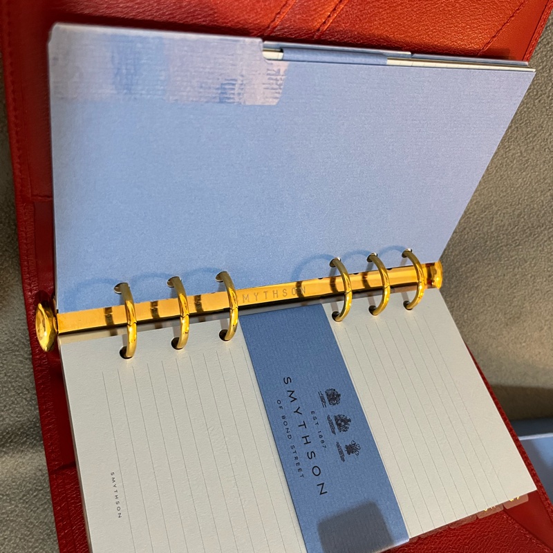 Synthson精品紅色筆記本-7