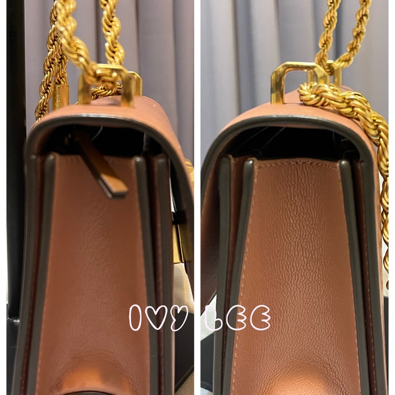 TORY BURCH 粉膚ELEANOR SMALL 鍊條包 斜背包 肩背包 手提包 二手正品-2