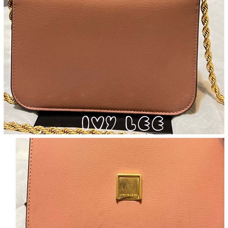 TORY BURCH 粉膚ELEANOR SMALL 鍊條包 斜背包 肩背包 手提包 二手正品-6