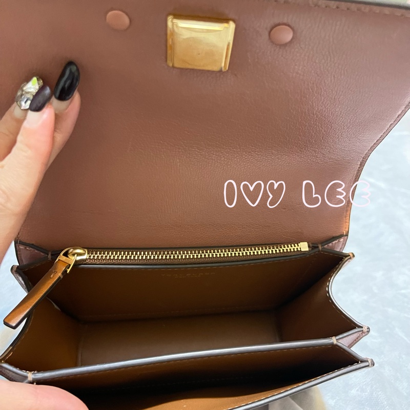 TORY BURCH 粉膚ELEANOR SMALL 鍊條包 斜背包 肩背包 手提包 二手正品-7