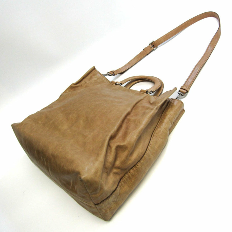 【日本直送】Prada 女士皮革手提包，單肩包米色【限時大折扣!!全面現打9折】-1