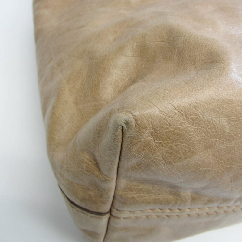 【日本直送】Prada 女士皮革手提包，單肩包米色【限時大折扣!!全面現打9折】-3