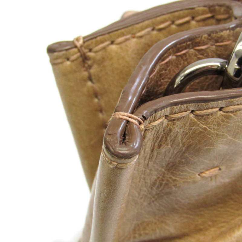 【日本直送】Prada 女士皮革手提包，單肩包米色【限時大折扣!!全面現打9折】-5