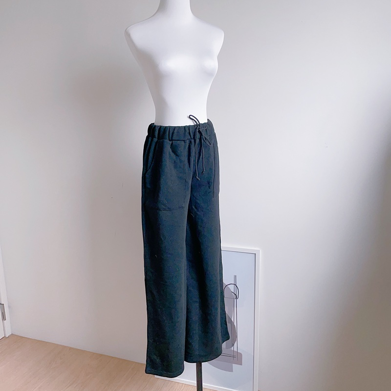 日本品牌 HEART MARKET 刷毛保暖寬褲 日貨-0