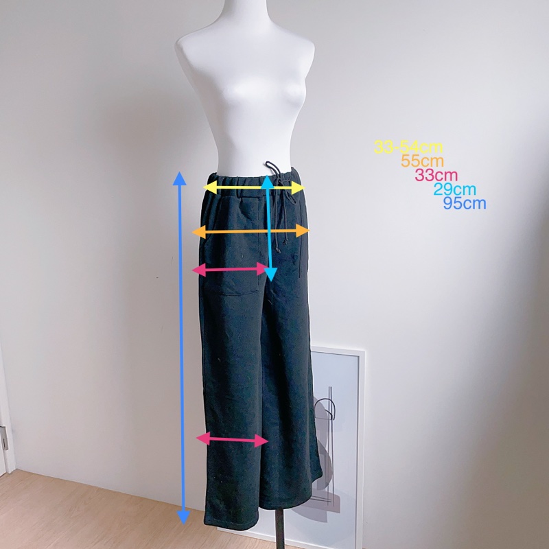 日本品牌 HEART MARKET 刷毛保暖寬褲 日貨-8