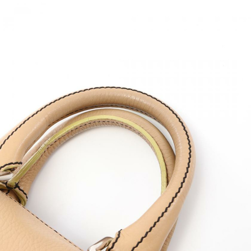 【日本直送】中古CHANEL 9成新 真皮手提包 米色 銀色五金 Logo壓花 流蘇-9