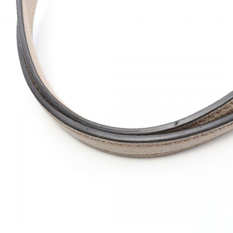 【日本直送】中古LOUIS VUITTON 9成新 Mahina Sevres Greige 肩包 真皮托特包 灰米色-4