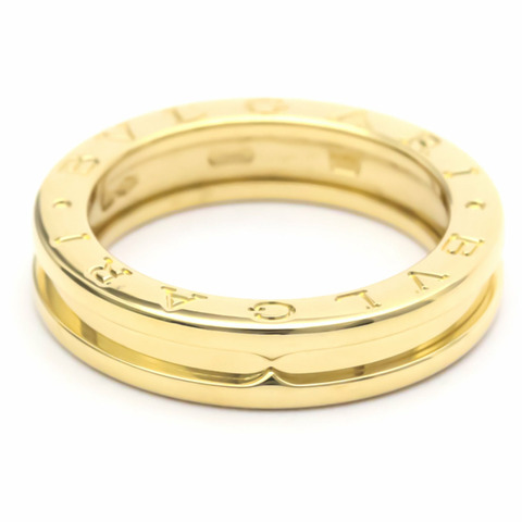 拋光 BVLGARI B-ZERO1 戒指 XS 尺寸 #54 US 7-7.5 18K 黃金 YG BF555197