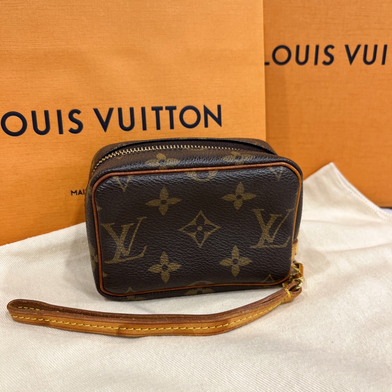 LOUIS VUITTON LV 老花字紋 VINTAGE中古款 mini迷你小相機包/掛頸包-0