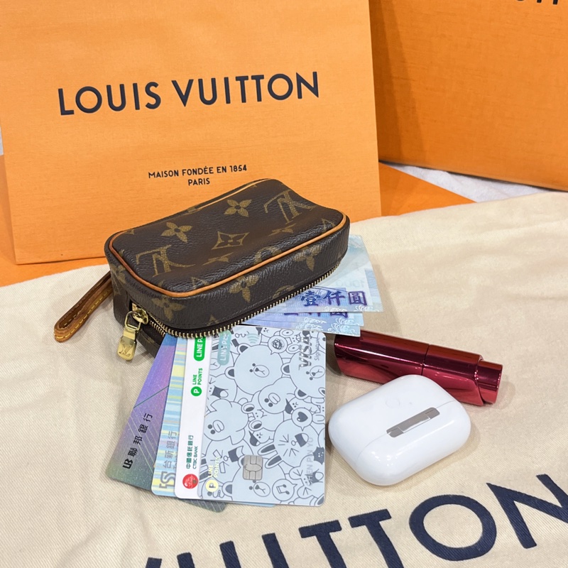LOUIS VUITTON LV 老花字紋 VINTAGE中古款 mini迷你小相機包/掛頸包-12