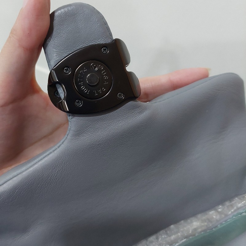 Coach pillow tabby 18 灰色 Nappa 羊皮 枕頭包 側背包 斜背包 手提包 手拎包 精品 包包 小廢包 真皮-13