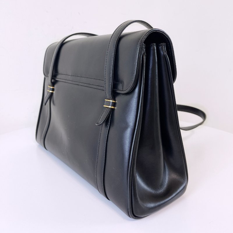 𝗩𝗶𝗻𝘁𝗮𝗴𝗲 𝗚𝘂𝗰𝗰𝗶義大利製小牛皮復古肩背包-2