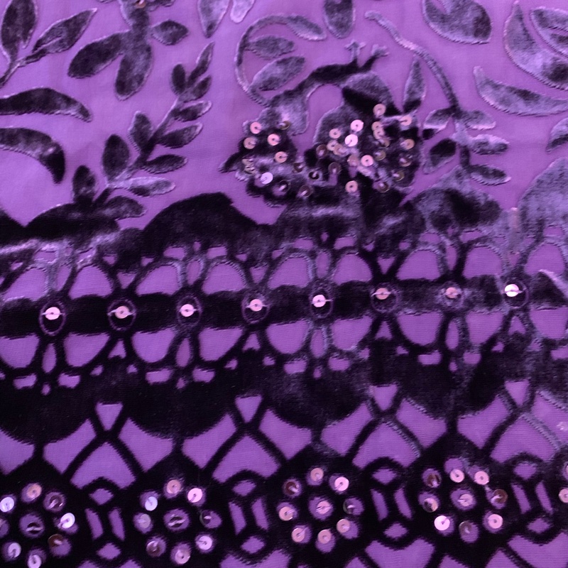 全新 Anna Sui經典紫色 披肩/絲巾/圍巾-4