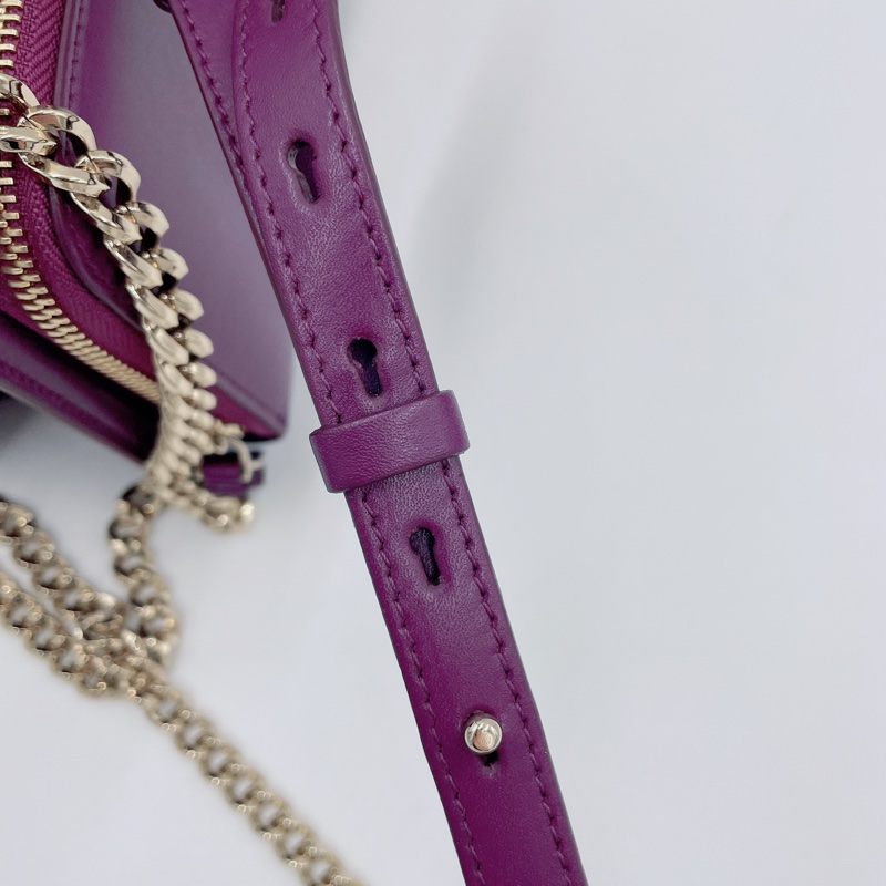 ⭐️客訂商品⭐️Salvatore Ferragamo Vara 蝴蝶結鍊條斜背包(近全新)-11