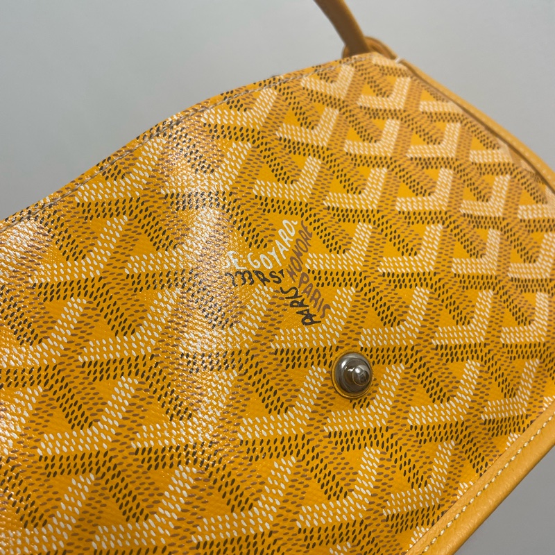 Goyard plumet 信封包 芒果黃-1