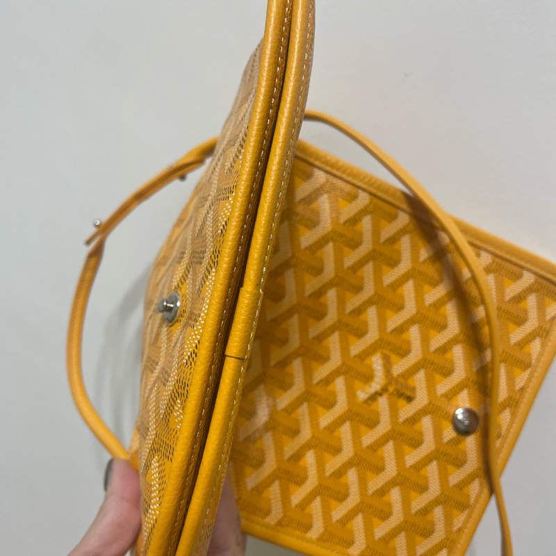 Goyard plumet 信封包 芒果黃-3