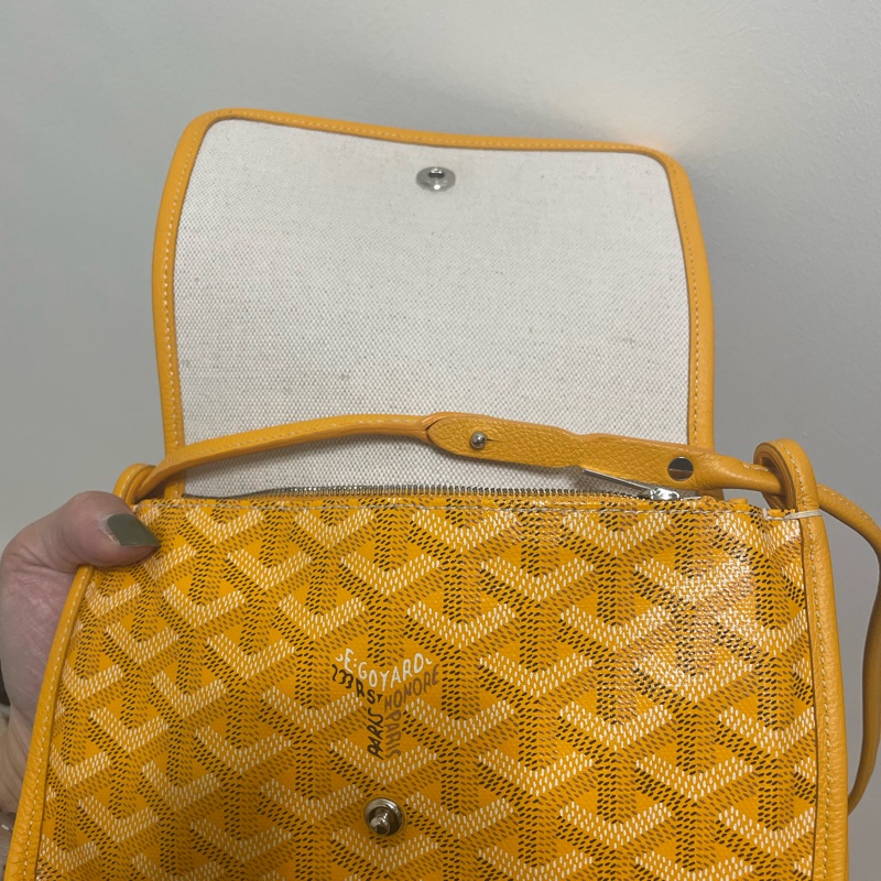 Goyard plumet 信封包 芒果黃-4