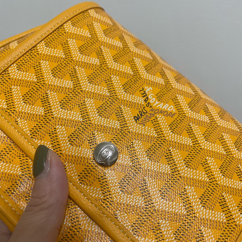Goyard plumet 信封包 芒果黃-7