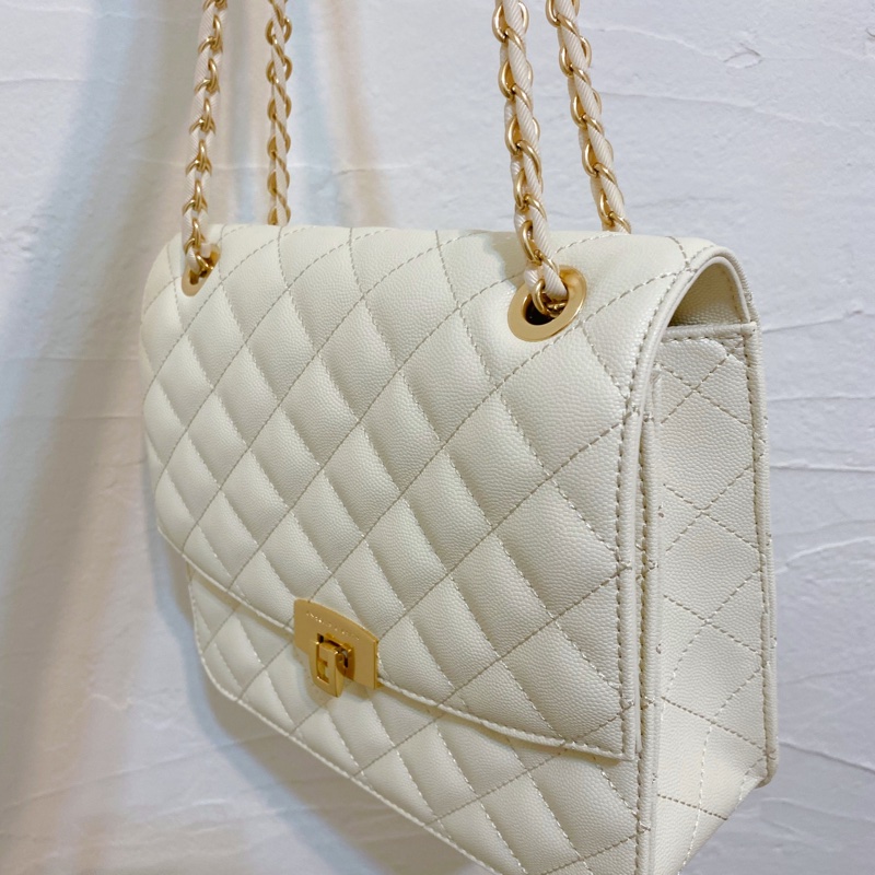 小ck 方包 包包 鏈條包 側背包 小香風菱格包 聖誕節-1