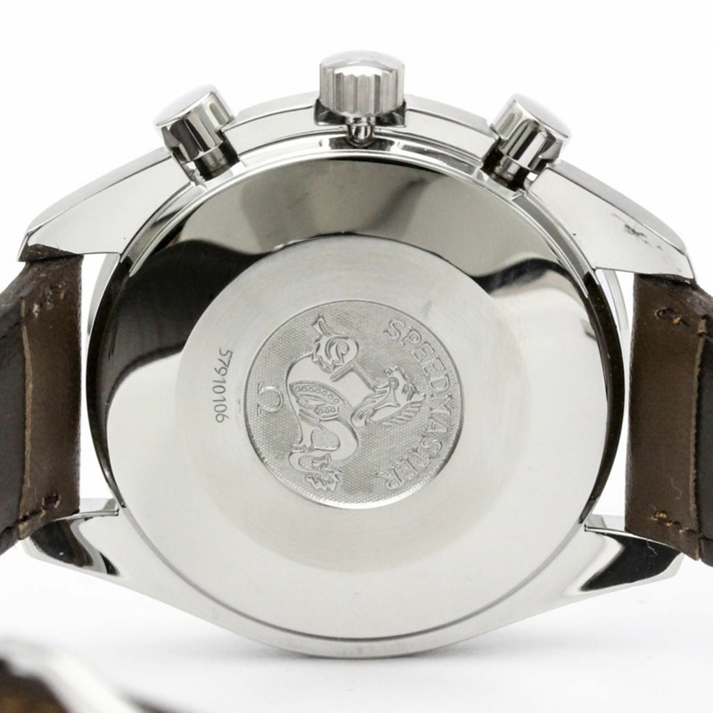 【日本直送】拋光歐米茄超霸自動藍色 MOP 鋼男士手錶 3502.73 BF553116【限時大折扣!!全面現打9折】-5