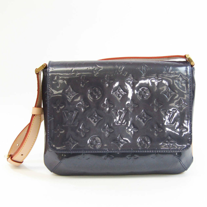 【日本直送】路易威登 Monogram Vernis Thompson Street 女士單肩包靛藍色【限時大折扣!!全面現打9折】-0