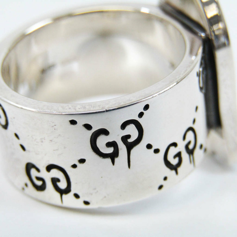 【日本直送】Gucci GG Ghost 寬銀 925 指環-4