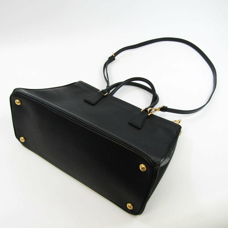 【日本直送】Prada Galleria BN2274 女士 Saffiano Lux 手提包,單肩包 Nero-1