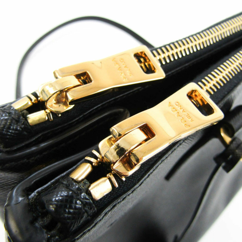 【日本直送】Prada Galleria BN2274 女士 Saffiano Lux 手提包,單肩包 Nero-6