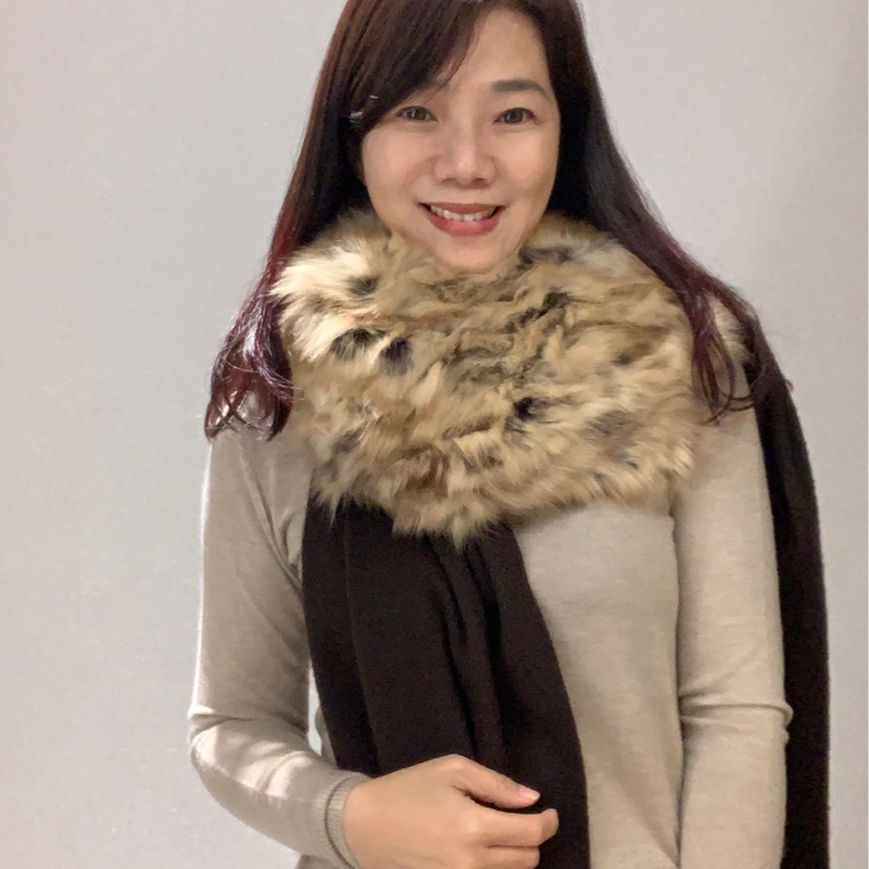 FENDI 奢華皮草披肩-6